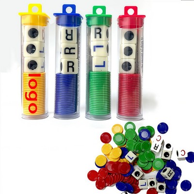 Custom Left Right Center Dice Game Set