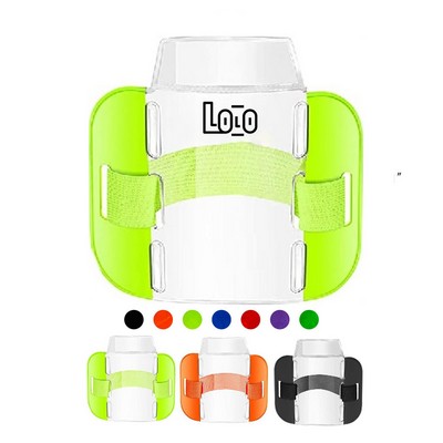 Arm Badge Card Holder with Reflective Strip