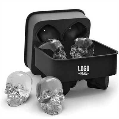 3D Skull Ice Mold Tray