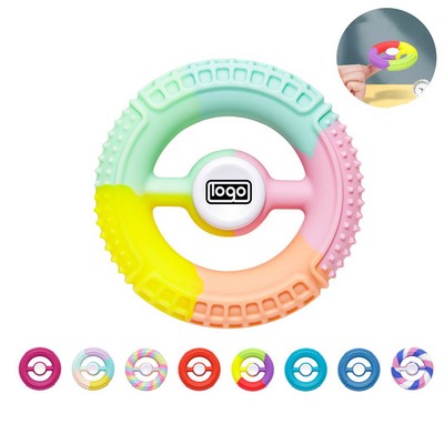 Silicone Round Fidget Spinner