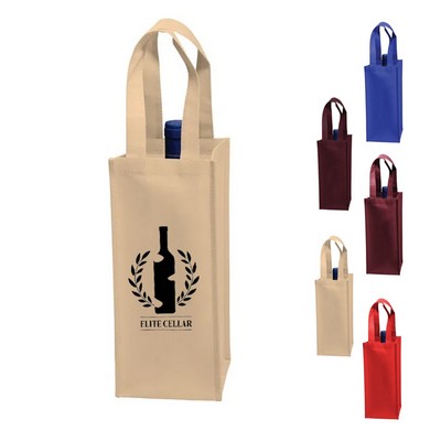 5"x5"x12" Vineyard One Bottle Wine Bag