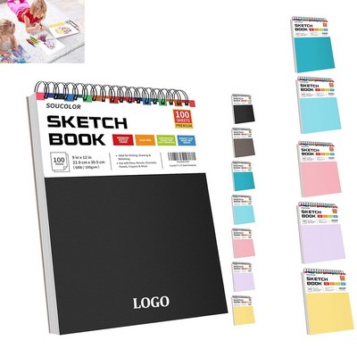 Writing and Drawing Spiral Bound Sketchbook
