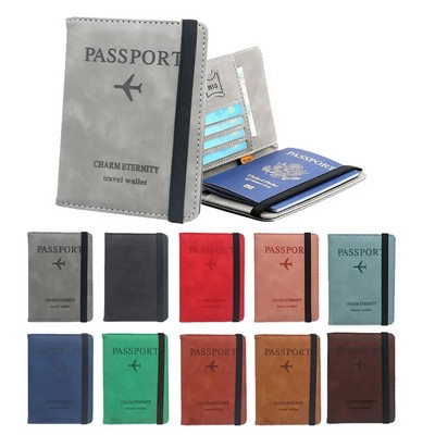 Multi-Pocket RFID Blocking Passport Organizer