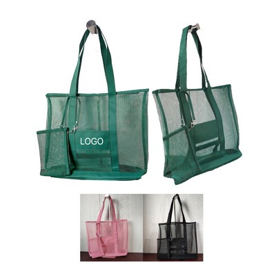 Large Mesh Beach Tote Bags