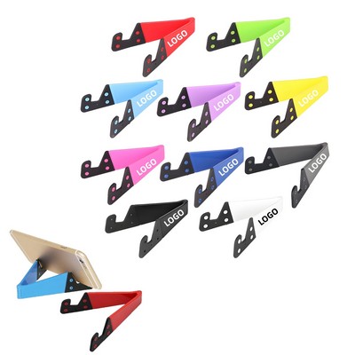 Foldable V Shape Plastic Phone Stand