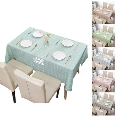 PVC Checkered Tablecloth