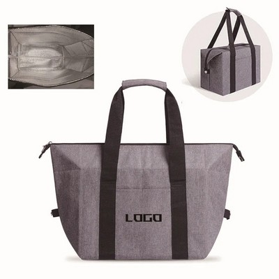 Insulated Polyester Beach Cooler Tote Bag