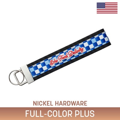 5" Sublimated Key Strap w/ Nickel Plated Hardware