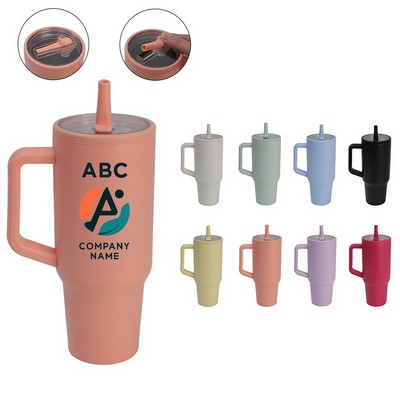 40 oz. Stainless Steel Mugs W/ Handle