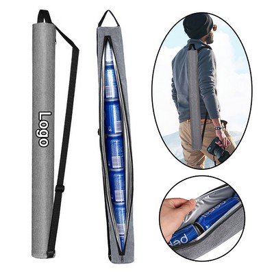 Small Soft Insulated Beer Cooler Holds Sports Golf Cooler Bag