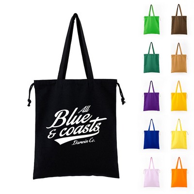 Heavy Cotton Canvas Grocery Tote Bag