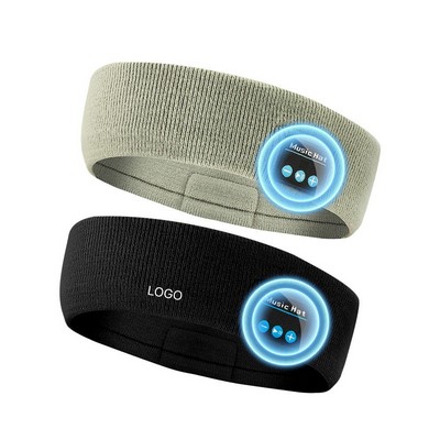 Bluetooth Sports Headband Wireless Sleep Headphones & Sweatband with Hi-Fi Stereo Bass