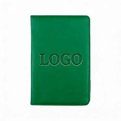 Genuine Leather Golf Scorecard Holder