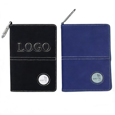 Golf PU Leather Scorecard Holder