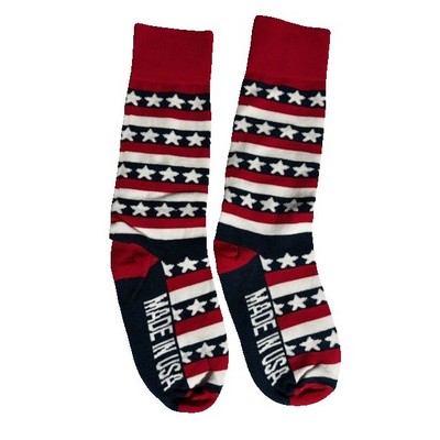 USA MADE Custom Woven Dress Socks For Men