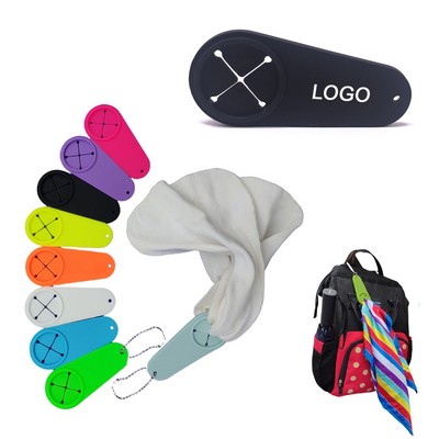 Silicone Towel Clip for Backpack