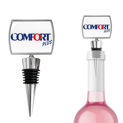 Bracket Resin Sticker Metal Wine Stopper