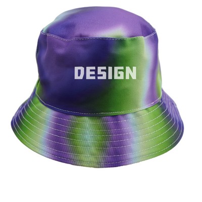 Embroidered Cotton Fisherman Bucket Sun Hat