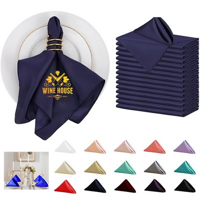 Washable Hotel Restaurant Cotton Dinner Napkins