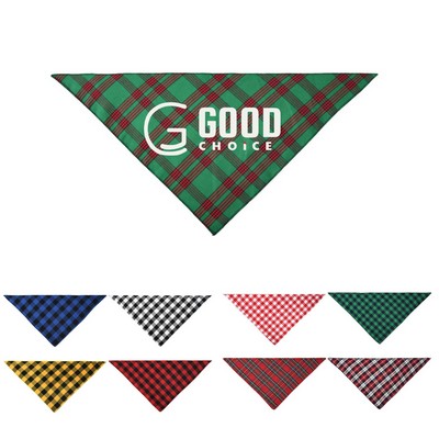 Plaid Pet Bandana