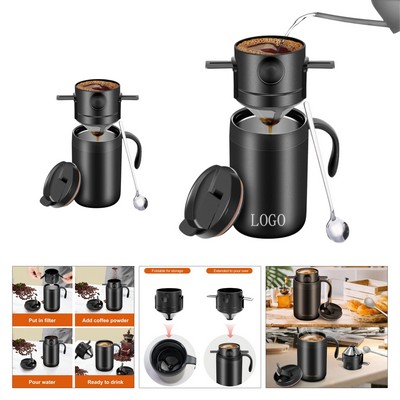 Portable Stainless Steel Drip Coffee Set