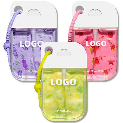 Press-type Travel Portable Fragranced Alcohol Hand Sanitizer