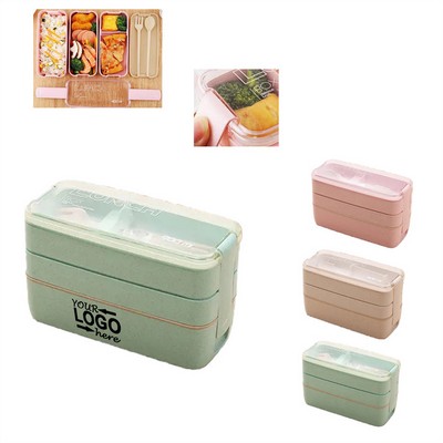3-Layer Wheat Fiber Eco Lunch Box
