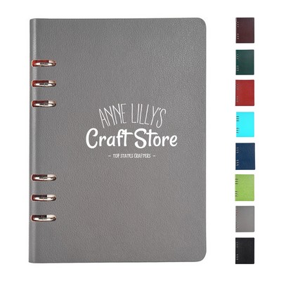 Loose Leaf Leather Notebook