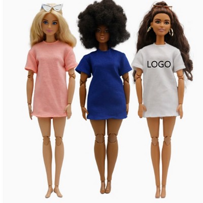 29cm Doll Short Sleeved Dress