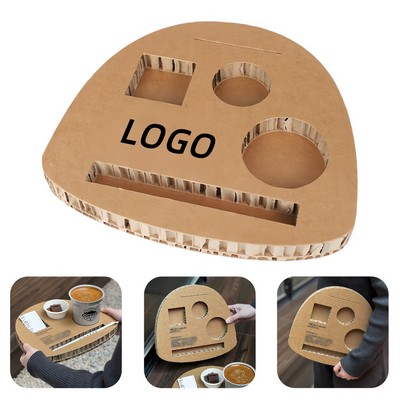 Combo Corrugated Cardboard Coffee Tray