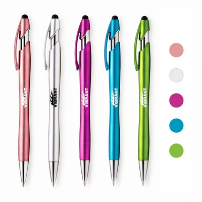 Customizable Ballpoint Pen with Stylus