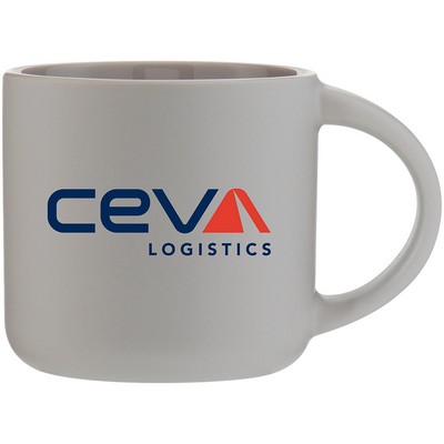 20 oz Minolo Ceramic Coffee Mug (Matte Light Gray)