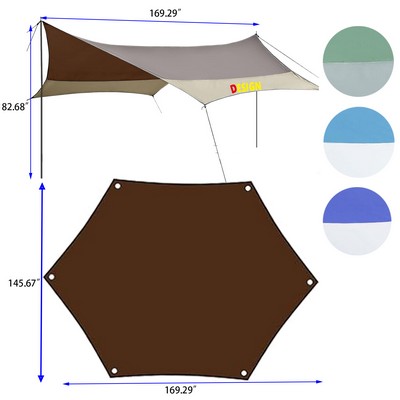 Waterproof Car Awning Lightweight Camping Tarp