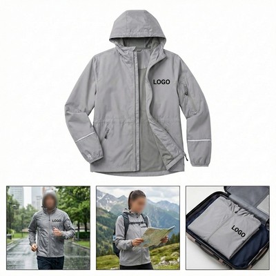 Eco Packable Half Zip Jacket M-XL