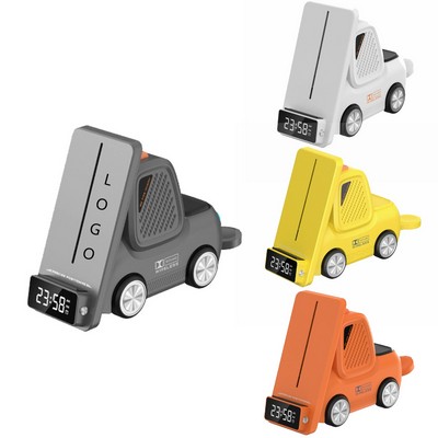 3" 1 Wireless Charging Bluetooth Speaker Car Bracket Ornament