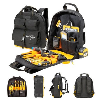 Tool Backpack With USB Charging Port