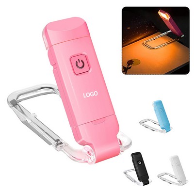 4" ABS USB Rechargeable Reading Book Light