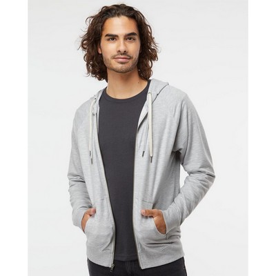 Independent Trading Co Unisex Icon Lightweight Loopback Terry Full-Zip Hooded Sweatshirt - SS1000Z