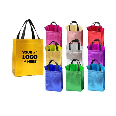 Metallic Solid Color Non-Woven Bag