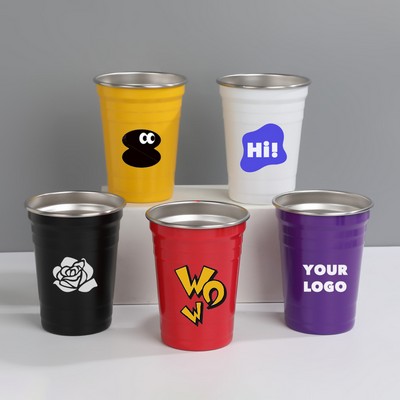 Custom Logo Recyclable Aluminum Cup