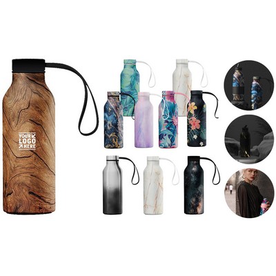Floral Insulated Steel Water Bottle