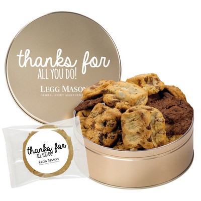 Medium Assorted Snack Tins - Gourmet Cookies