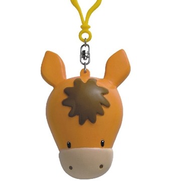 Rubber Donkey Coin Purse w/ Key Chain