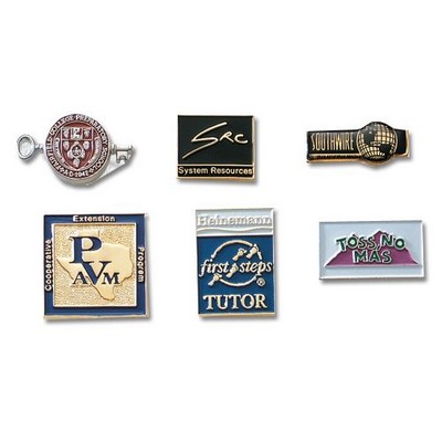 Economical Soft Enamel Brass Lapel Pin (Up to 1")