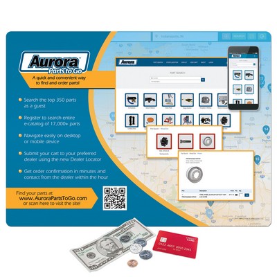 Vynex® Heavy Duty Counter Mat-14"x19"x1/16"