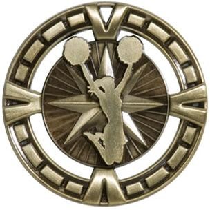 "Cheerleader" Medal - 2-1/2"