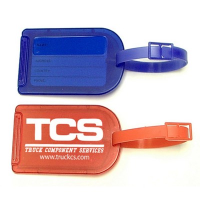 Translucent Colorful Luggage Tag