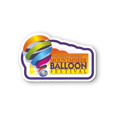 13 to 13.9 Square Inch Custom Shape Vinyl Magnet - 20mil