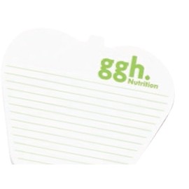 Medium Post-it® Custom Printed Notes Shapes (50 Sheets) 2 Spot Colors