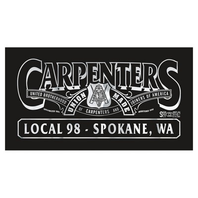 Full Color Digital Sticker | Custom | Sq Corner | Chrome Poly | Permanent Adhesive | 176-210 Sq In